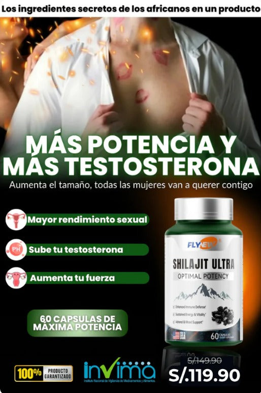 SHILAJIT ULTRA® – “El secreto de los africanos para aumentar el tamaño”.